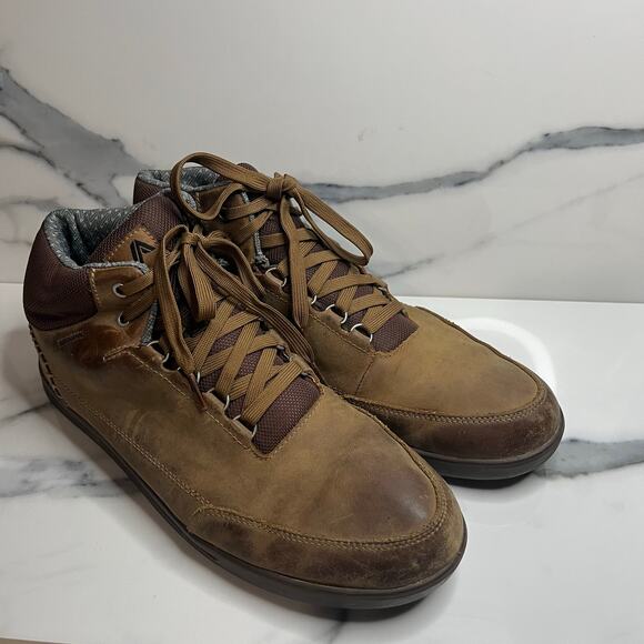 Forsake Phil Mid Waterproof Sneakers Boots Mens Sz 12 Brown Shoes Leather Walnut main image 9